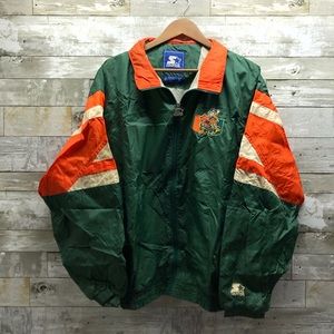 Vintage Miami Hurricane Starter Full Zip Up Jacket